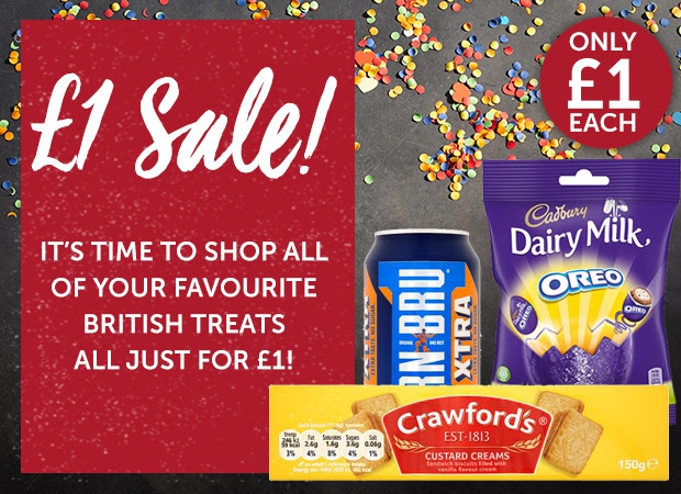 British Corner Store £1 Sale until 29th April! | © essentially-england.com