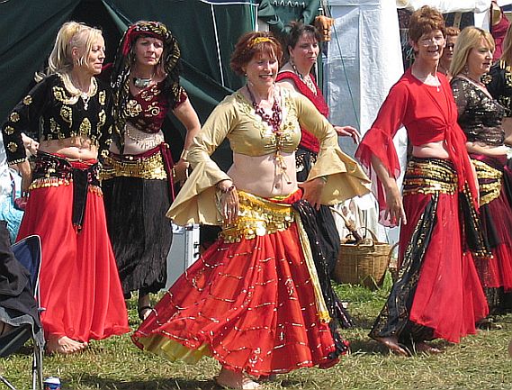 Belly Dancers at a Medieval Fair