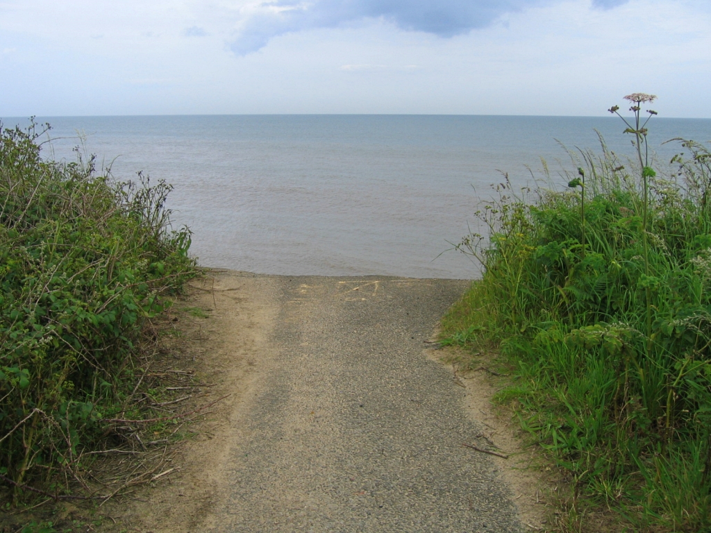 Mill Lane Disappearing into the North Sea in Covehithe