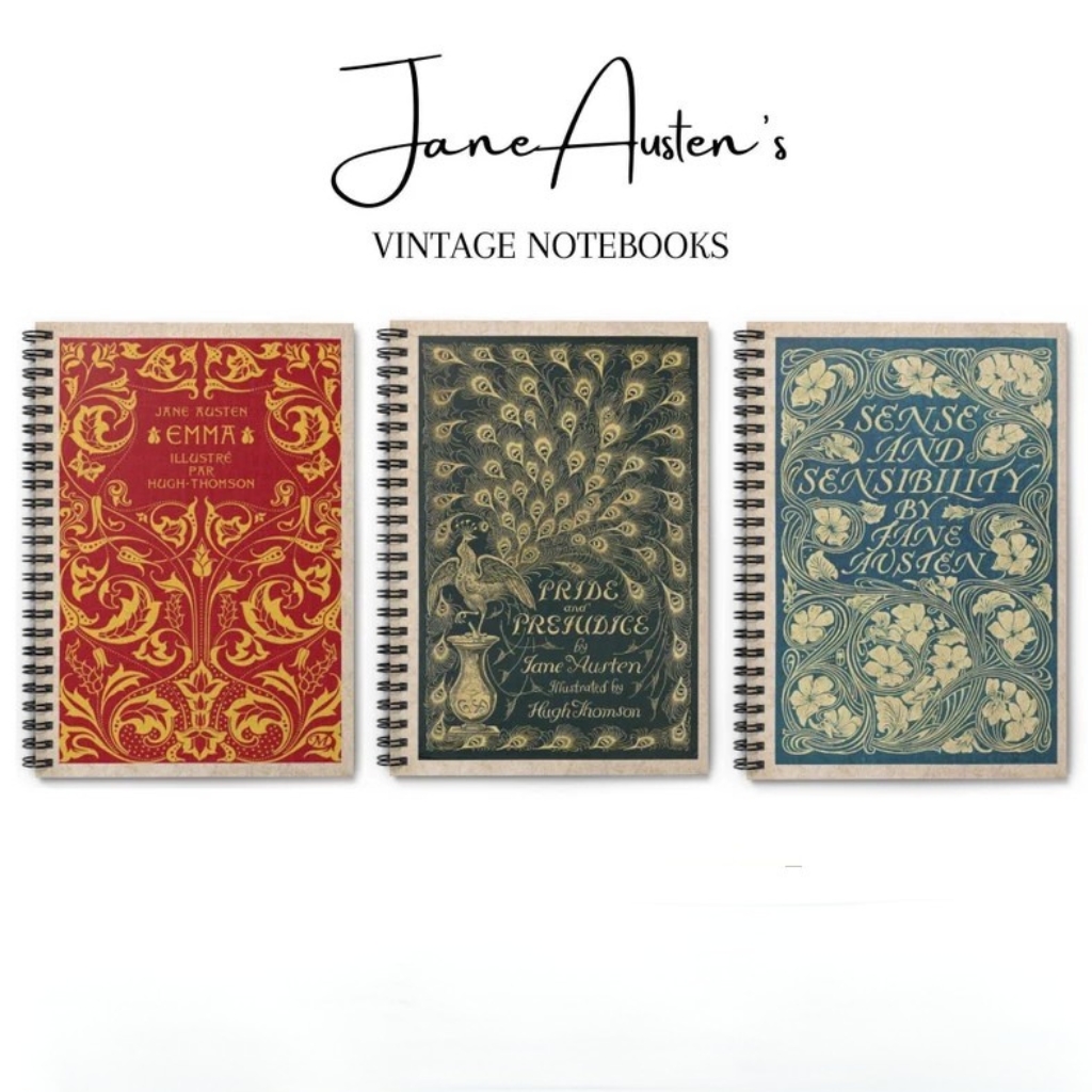 Jane Austen Notebooks © BookishTimess | etsy.com