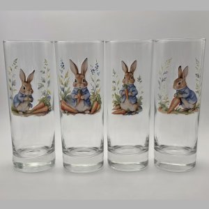 Peter Rabbit Glass Set © XCRCX | etsy.com 