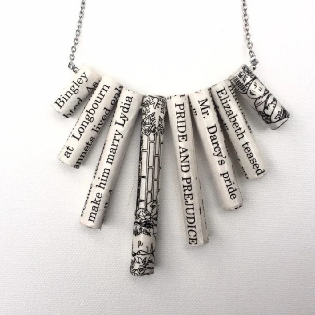Pride and Prejudice Necklace ©   UpCycledChicByBecca | etsy.com