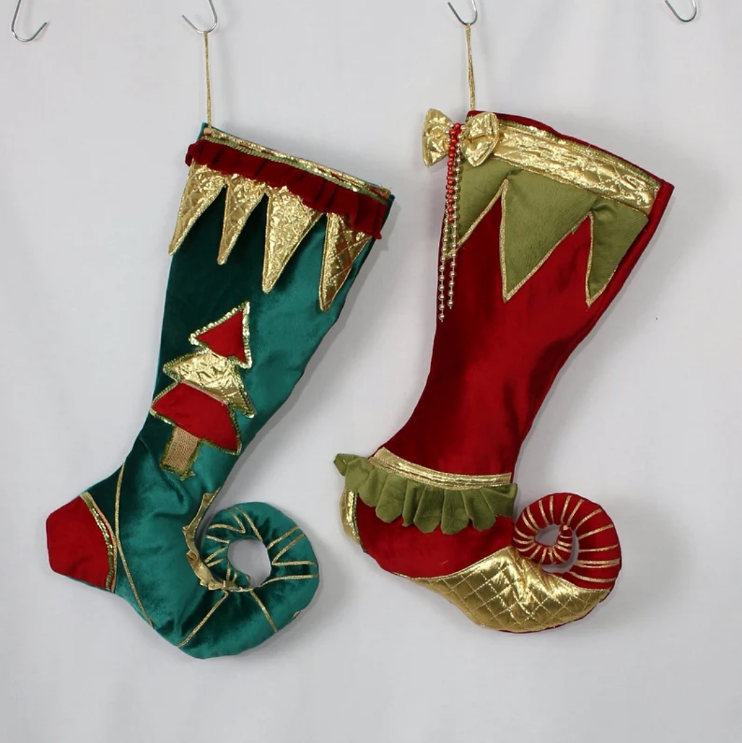 Personalised Elf Stocking © cocomiahome | etsy.com