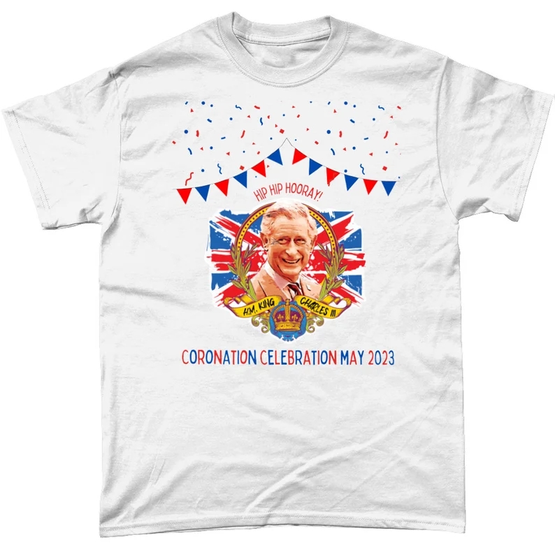 KingCharlesStudio Men's T-shirt King Charles III Coronation  | etsy.com
