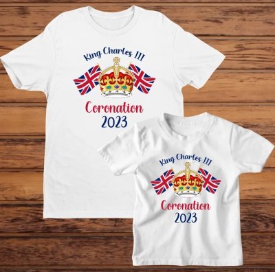 voguestuffshop King Charles III Coronation 2023 Shirts  | etsy.com