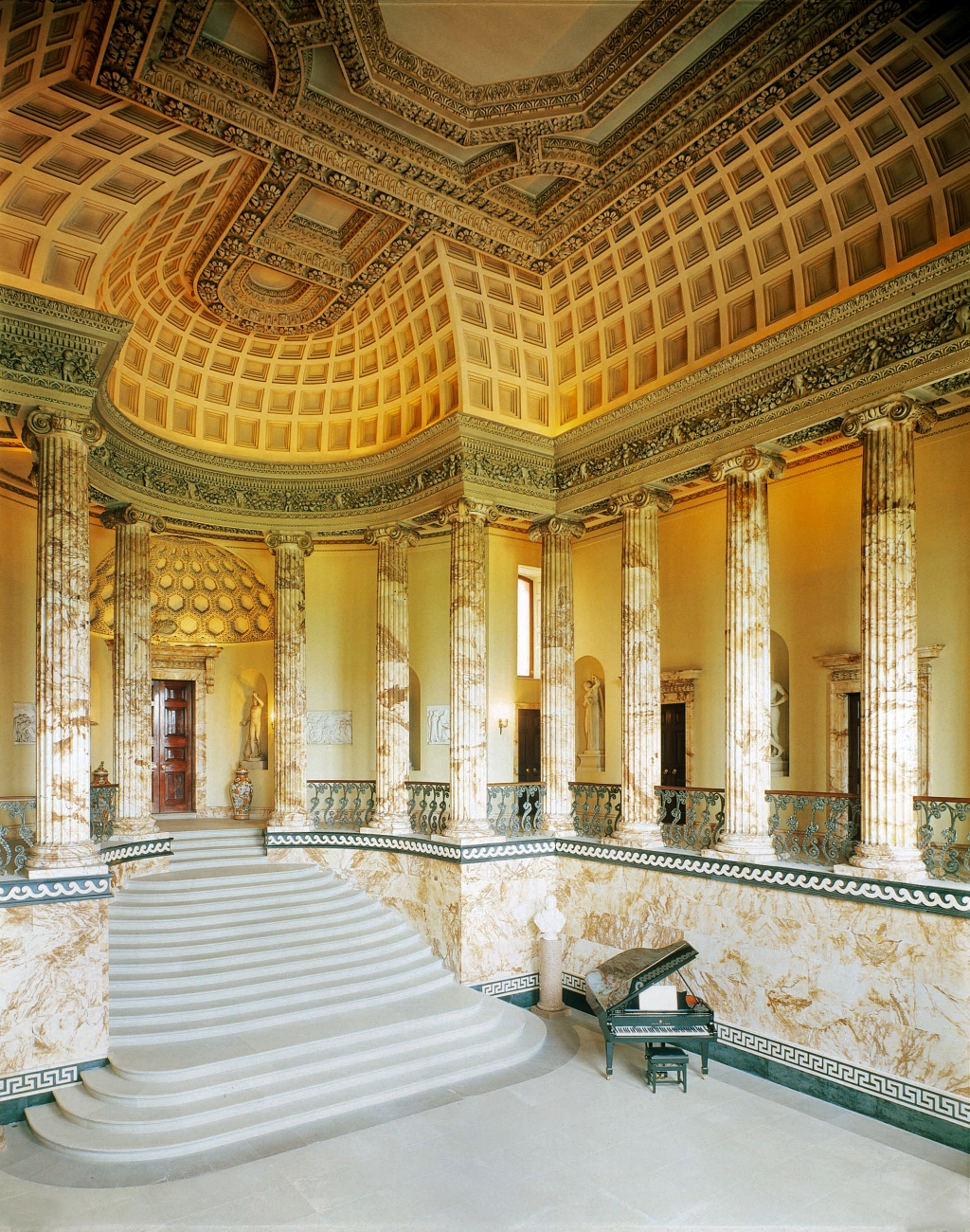 The Marble Hall Entrance of Holkham Hall