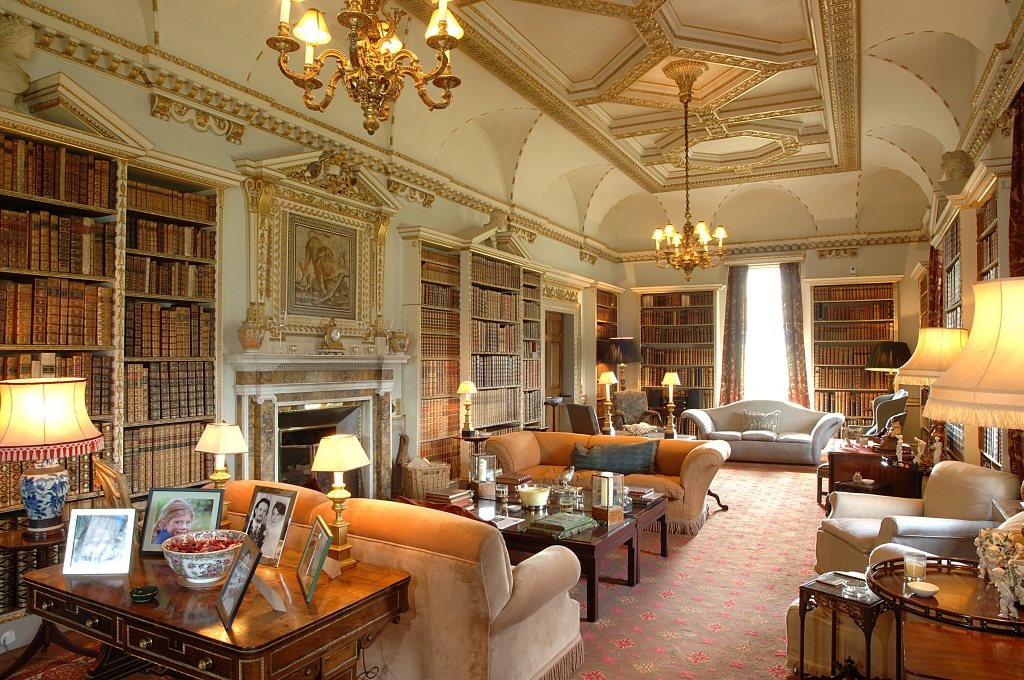 The Library in Holkham Hall
