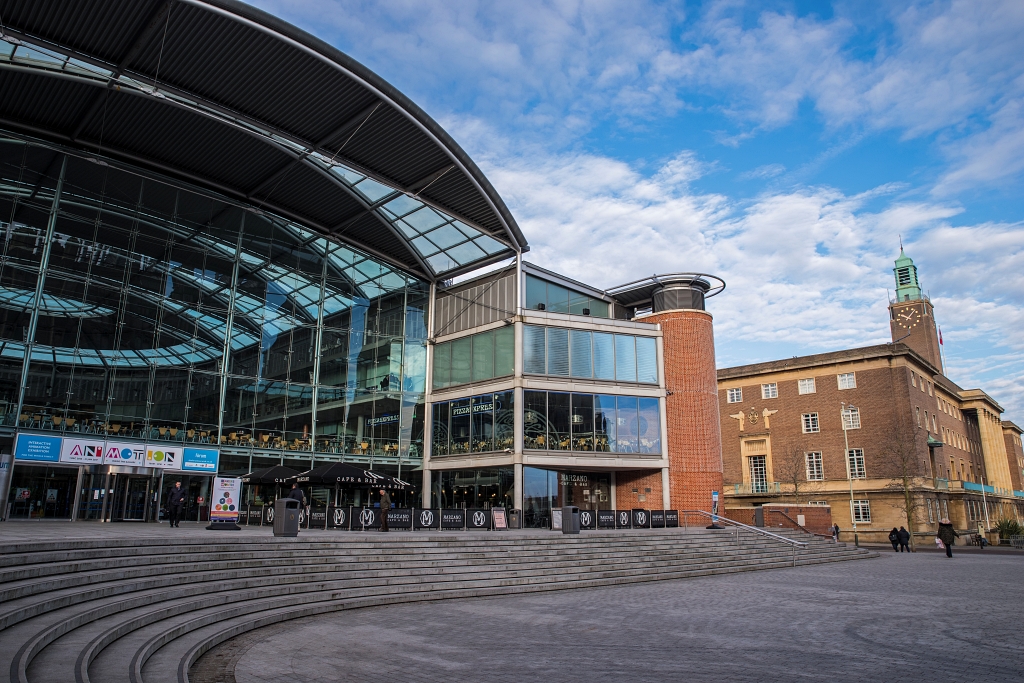 The Forum and City Hall in Norwich