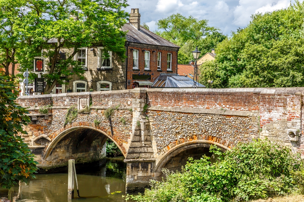 Bishops Bridge in Norwich