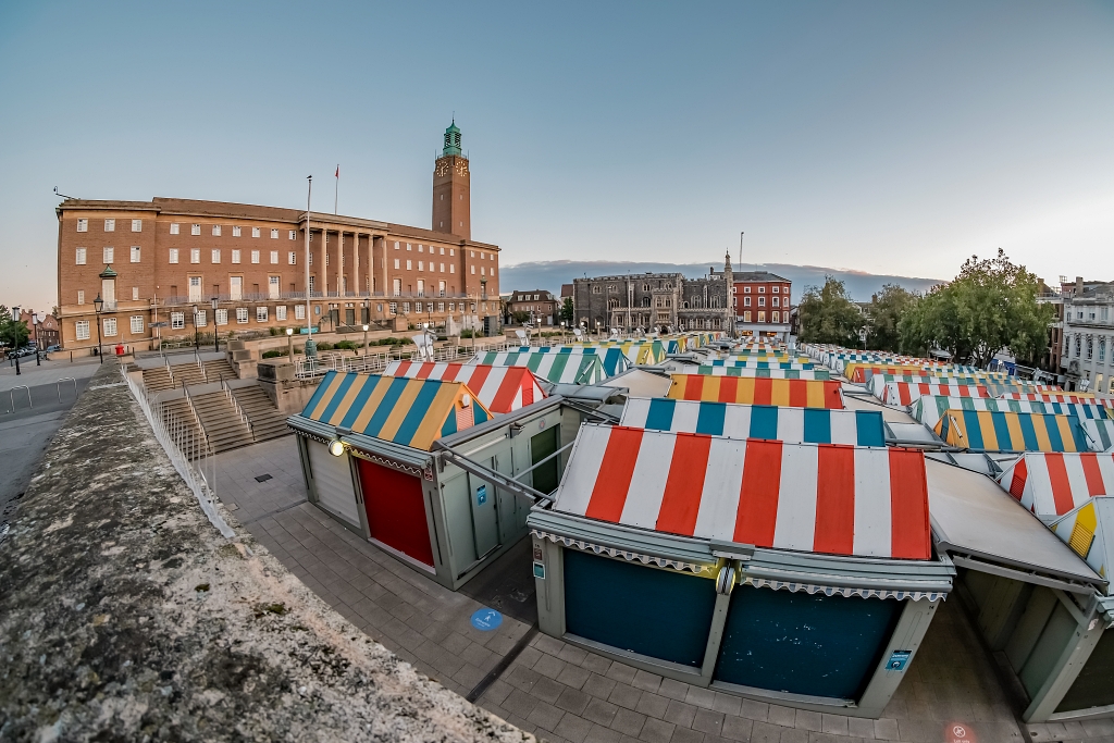 Norwich City Hall and Market