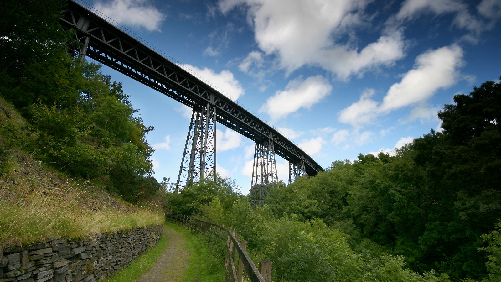 Meldon Viaduct on the Granite Way Cycle Path