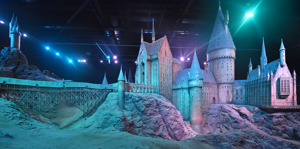 Model of Hogwarts School of Witchcraft and Wizardry at The Harry Potter Studios