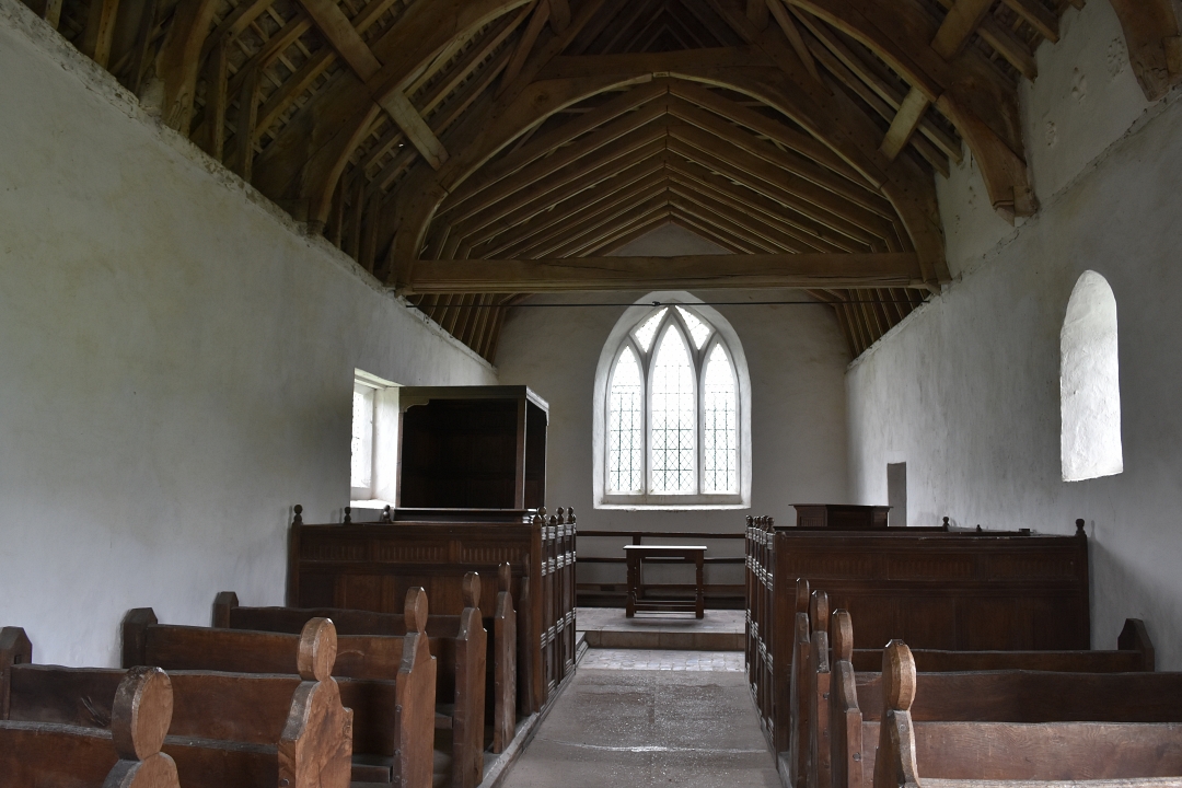 Looking Towards the Chancel Inside Langley Chapel
