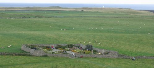 The Walled Garden at Lindisfarne Castle &copy; essentially-england.com