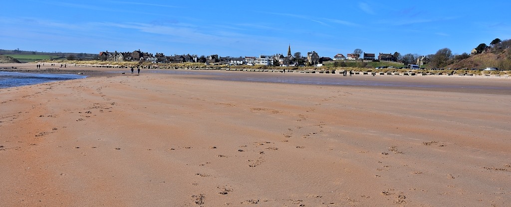The View Back to Alnmouth from the Beach © essentially-england.com