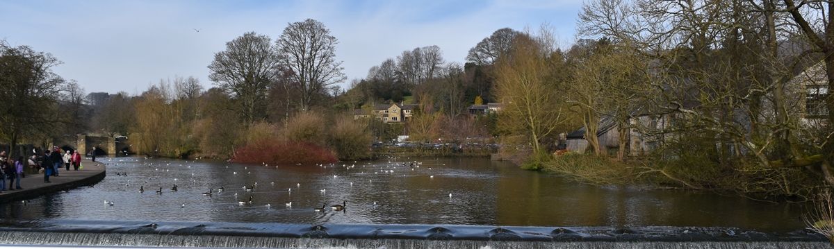 Derbyshire Scenery from Weir Bridge, Bakewell © essentially-england.com