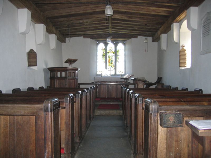 Brentor Church Interior © essentially-england.com