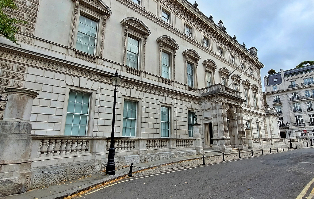 Brdigewater House on Clevedon Row in London Was Used for the Scenes in Front of Grantham House