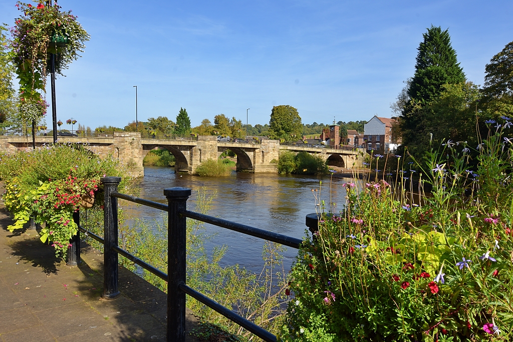 View from The Quayside in Bridgnorth