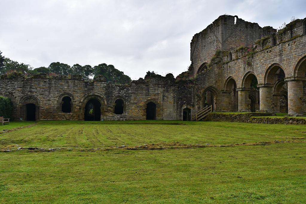 Looking Across the Cloister to the East Range