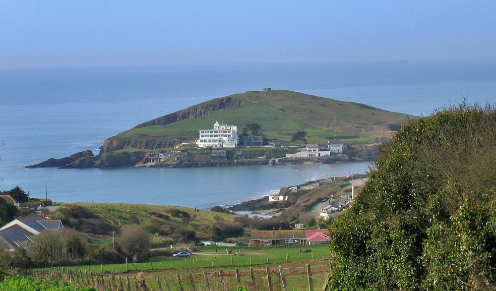 Looking Down to Burgh Island