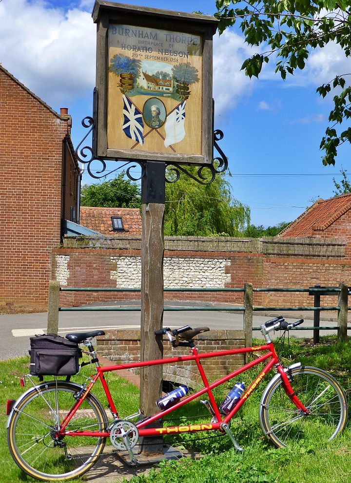 The Burnham Thorpe Village Sign © essentially-england.com