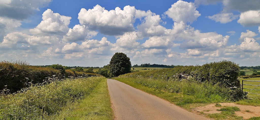 Great Views From The Narrow Descent Towards Adstone © essentially-england.com