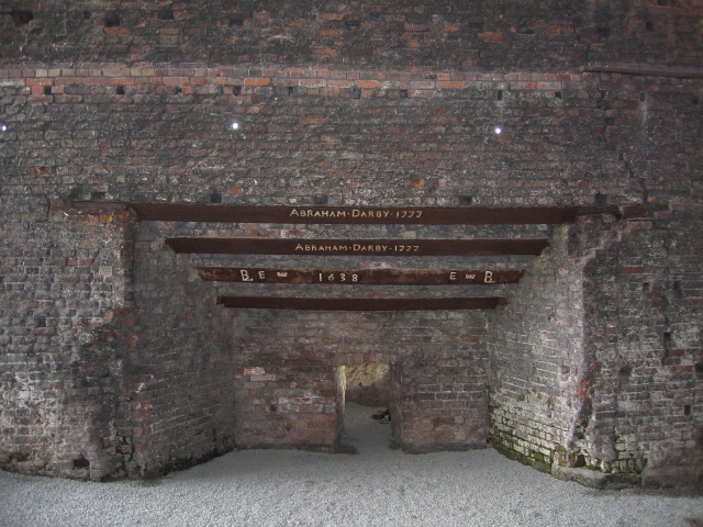 Bottom of the Blast Furnace used by the Darby Family on display at the Coalbrookdale Museum of Iron © essentially-england.com