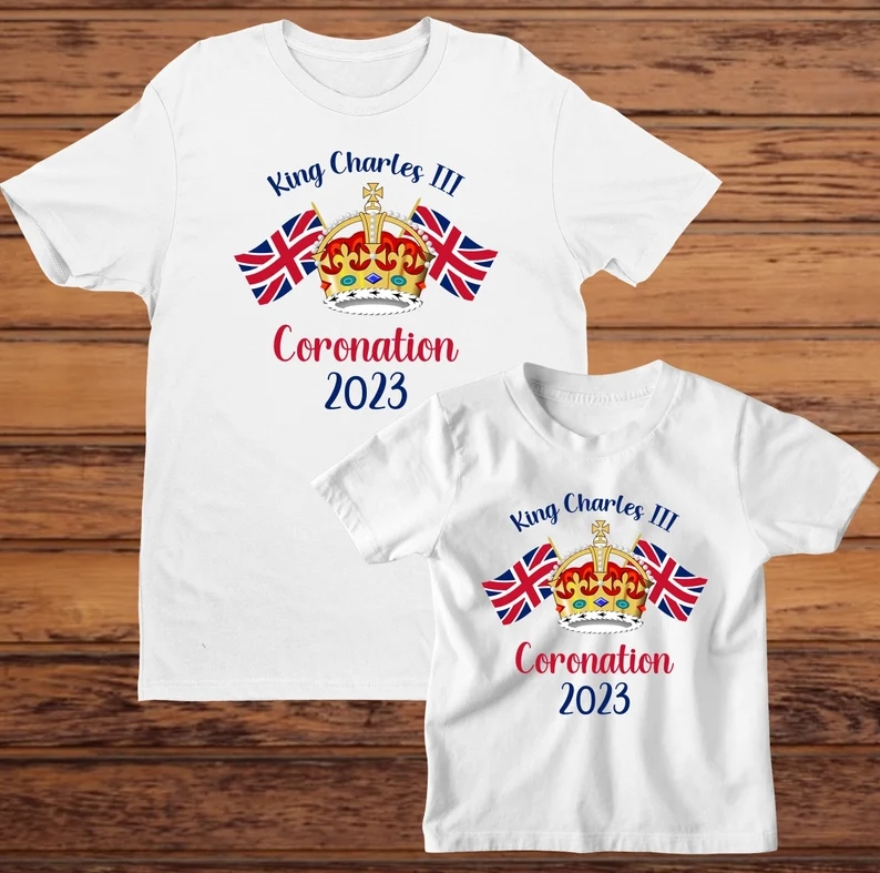 voguestuffshop King Charles III Coronation 2023 Shirts  | etsy.com