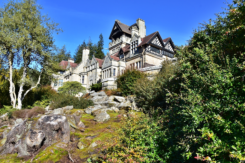 Cragside House From The Rock Garden