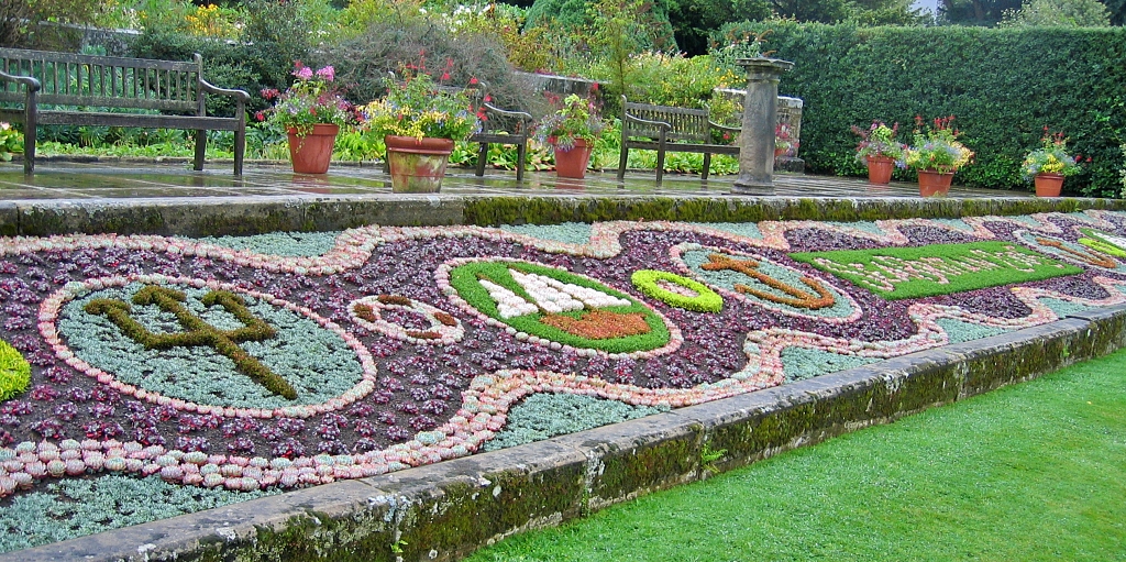 The Formal Gardens in September at Cragside