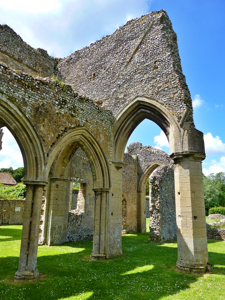 A Small Chapel at Creake Abbey Ruins