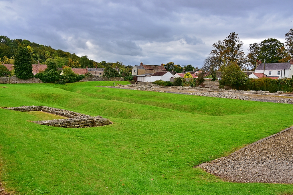 Roman Fort Excavation from the East Gate © essentially-england.com