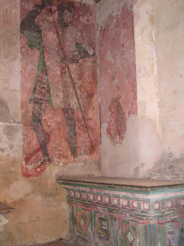 English Castles: Medieval wall paintings in the chapel of Farleigh Hungerford, Somerset