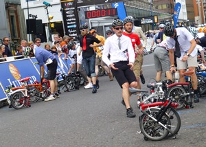 Folding Bike Race Start