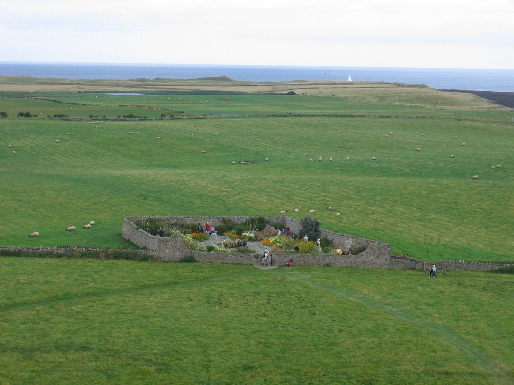 The Gertrude Jekyll Garden at Lindisfarne Castle