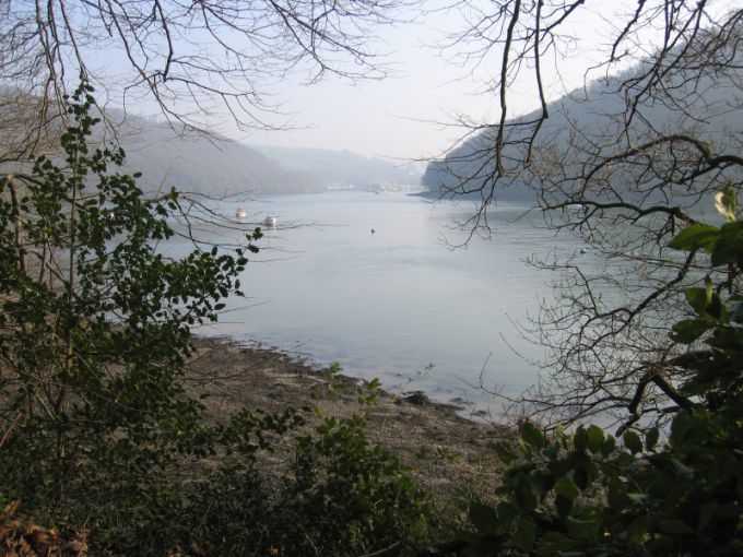 Views of the River Dart from Agatha Christie's holiday home, Greenway