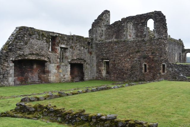 View into the canons kitchen of Haughmond Abbey in Shropshire &copy; essentially-england.com