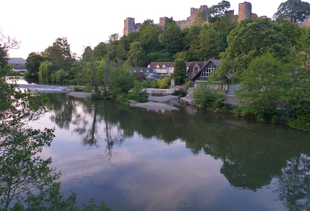 The Mill Area and Castle as the Sun Starts to Set &copy; essentially-england.com