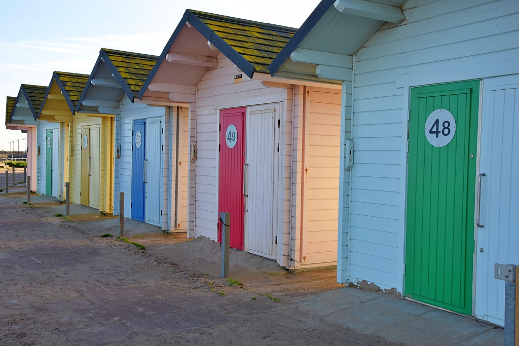 Beach Huts on the Promenade © essentially-england.com