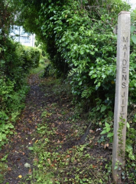 maidens jitty among the broseley jitties, shropshire. How did it get its name?