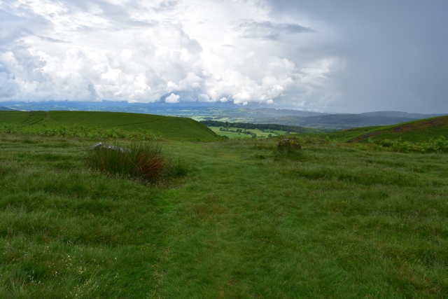 the mystical mitchell's fold stone circle in remote shropshire country side.