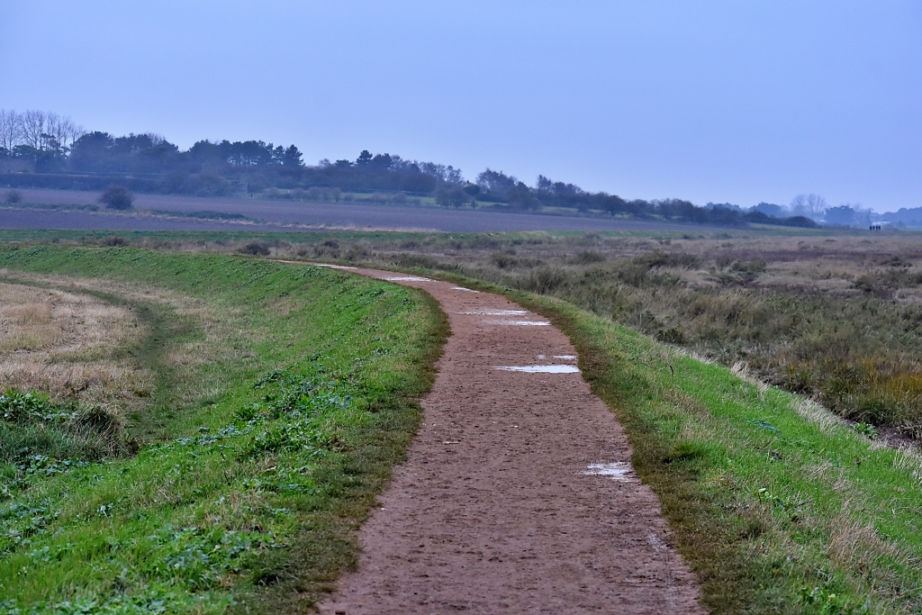 Norfolk Coast Path Leaving Blakeney