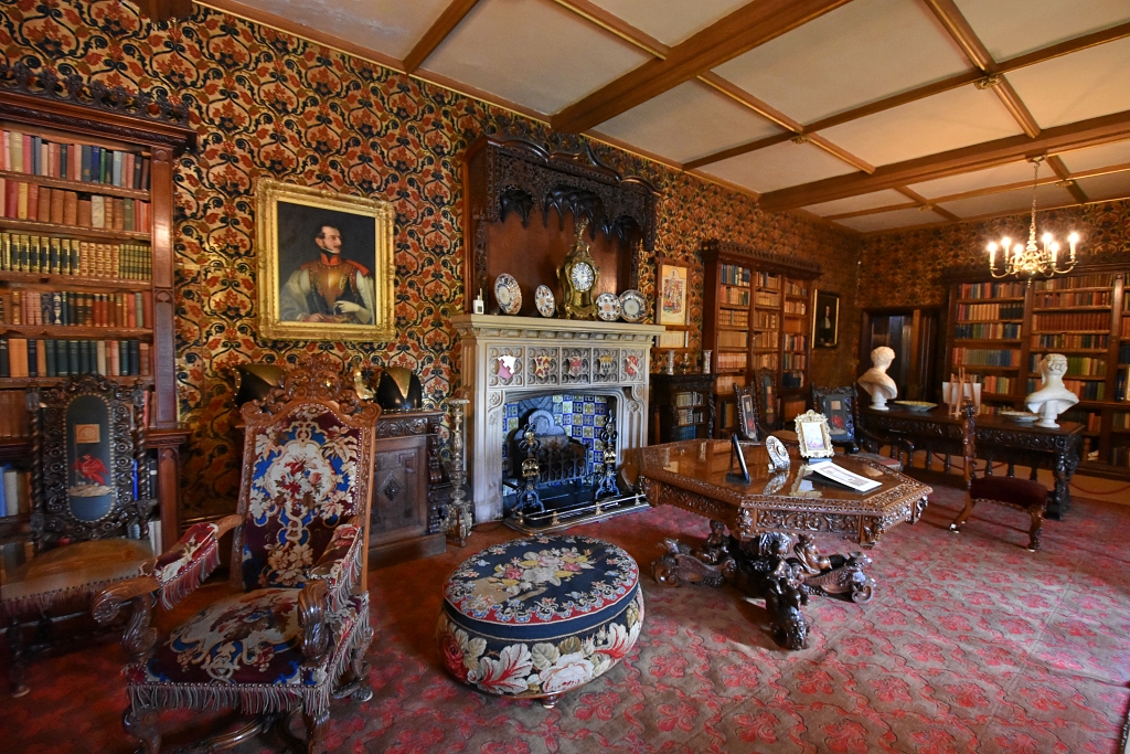 The Library at Oxburgh Hall © essentially-england.com
