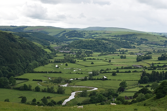 View from Panpunton Hill &copy; essentially-england.com