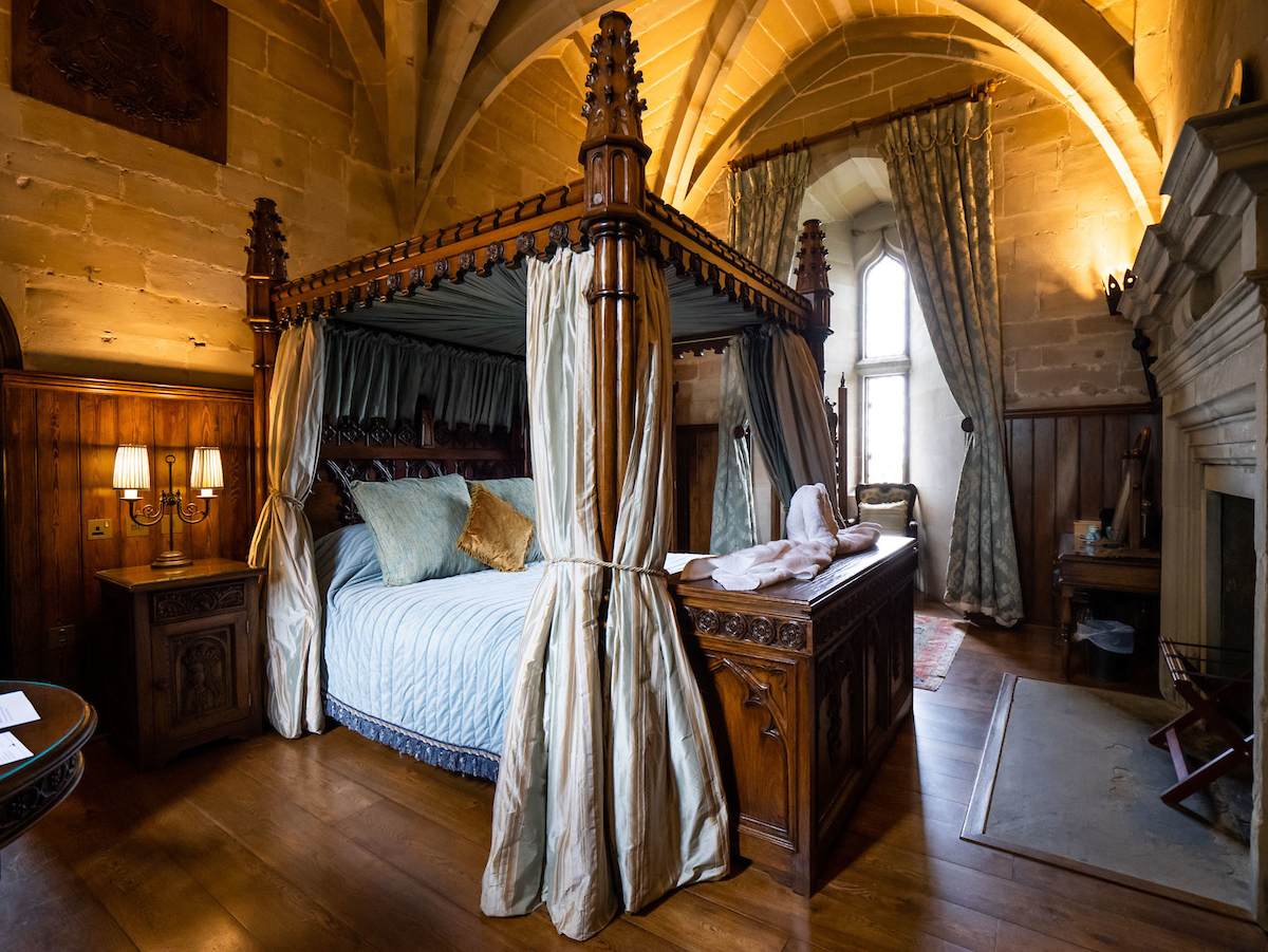 Peacock Room in Warwick Castle Tower Suites from merlinassetbank.photoshelter.com