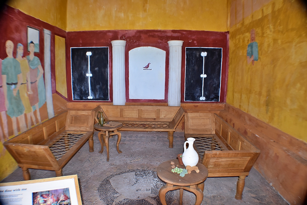 Images of the Recreated Town House at Wroxeter © essentially-england.com