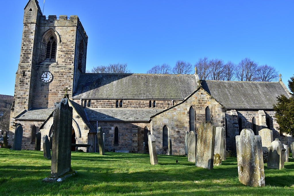All Saint's Parish Church in Rothbury