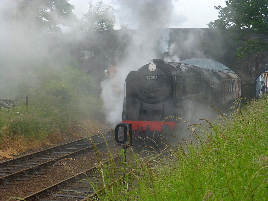 The Black Prince Pulling Away from Weybourne Station © essentially-england.com