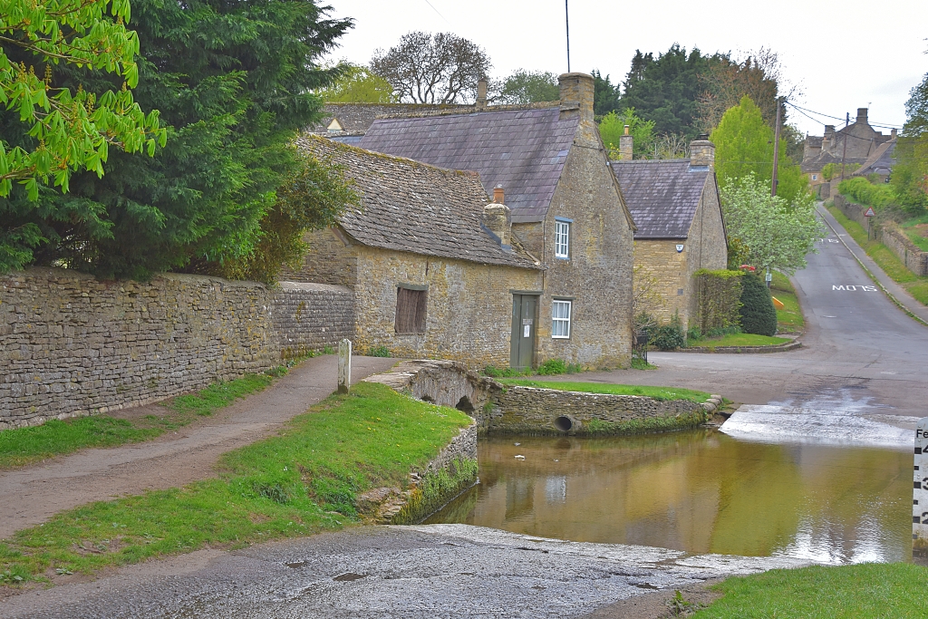 A Cotswold Scene - The Ford at Shilton